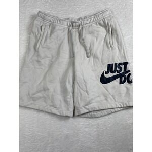 Nike Just Do It Men's‎ Shorts Sweat Drawstring Casual Athletic Gym Large